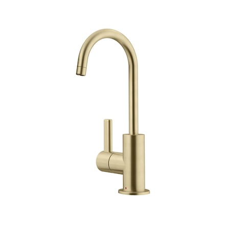 Franke 8.75-In Single Handle Hot Water Filtration Faucet In Gold,  UNJ-HO-GLD
